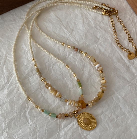 Collar en capas Desert Oasis